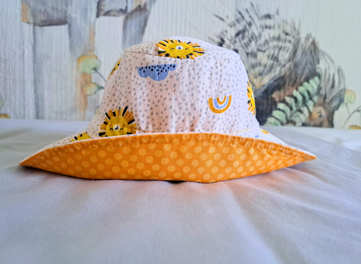 Yellow Lion Sun Hat
