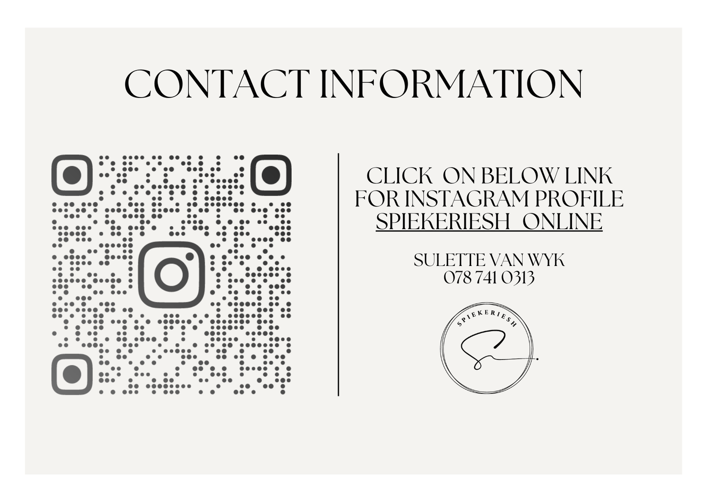 Spiekeriesh Gift Card