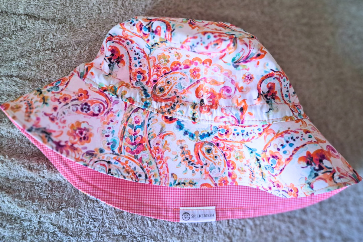 Paisley Adjustable Kids Sun Hat