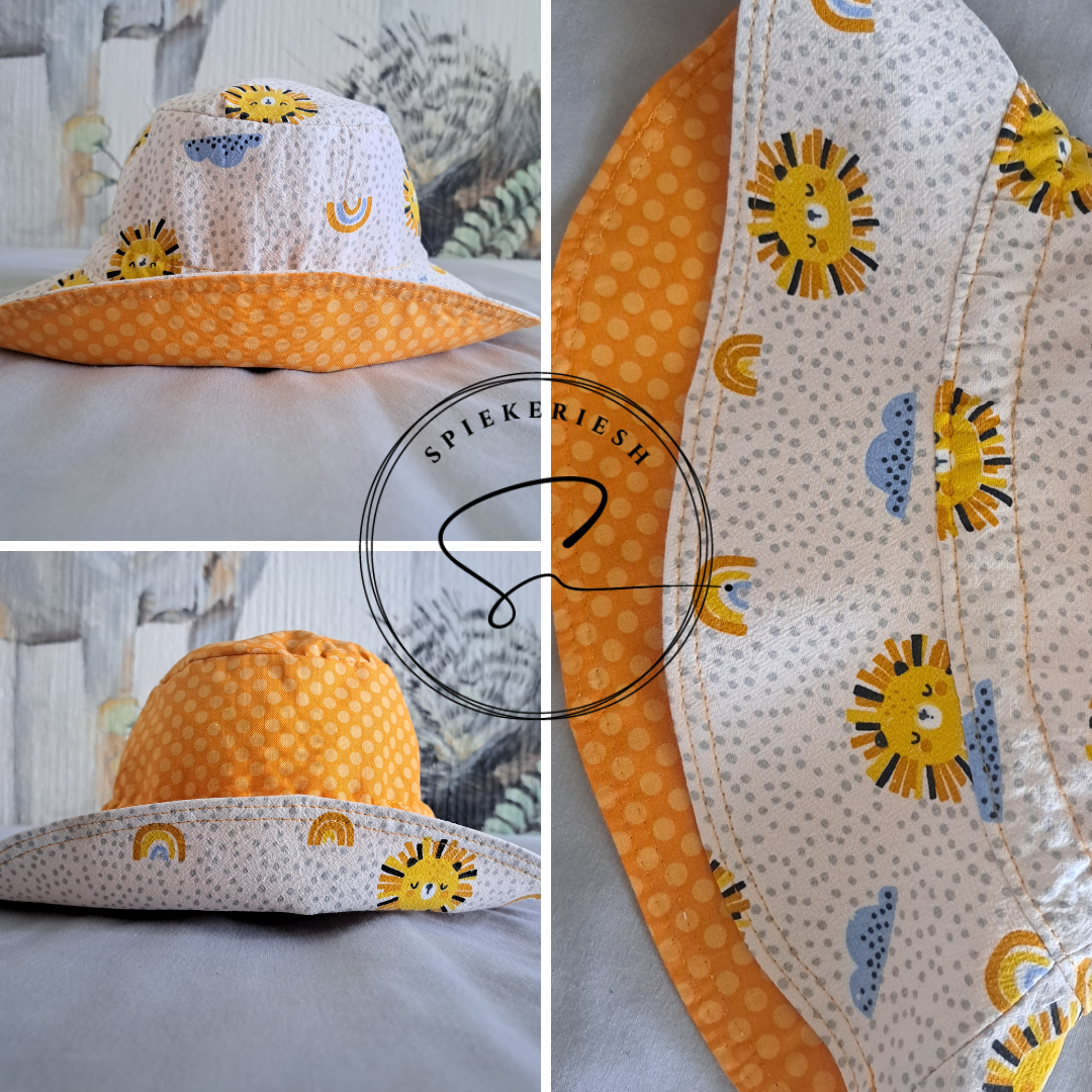 Yellow Lion Sun Hat