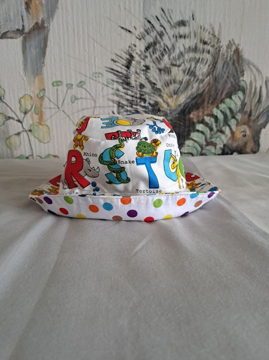 Animal Alphabet Sun Hat