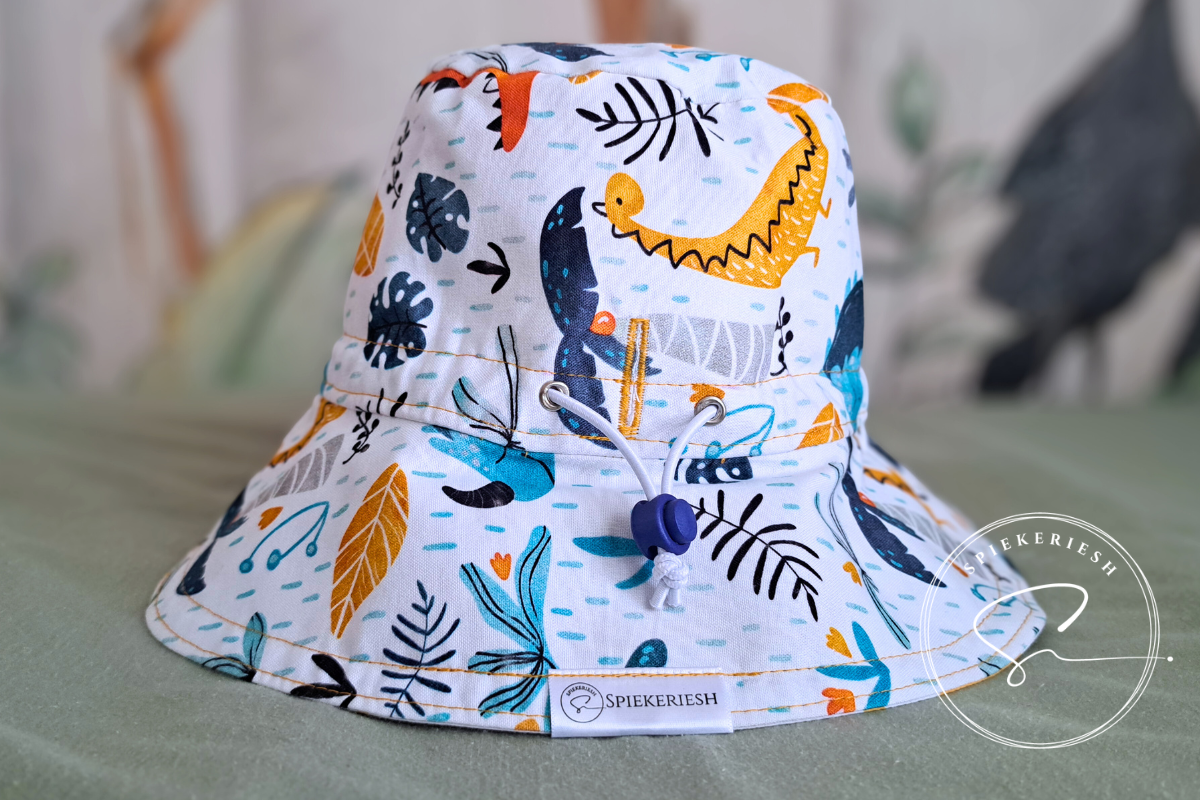 Dino Explorer Adjustable Kids Sun Hat