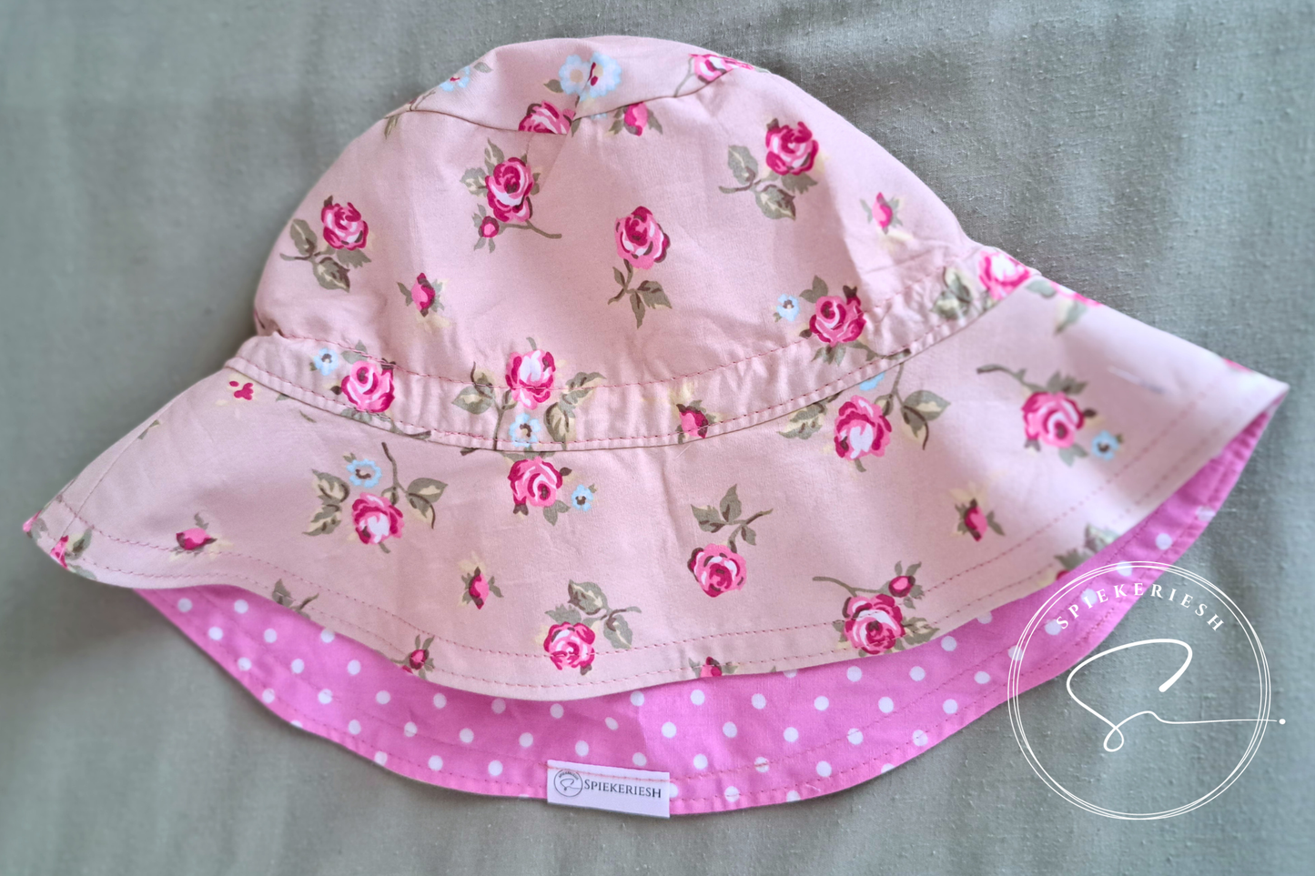 Roses Adjustable Kids Sun Hat