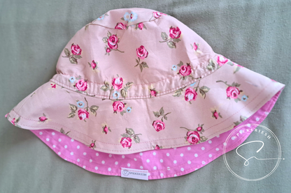 Roses Adjustable Kids Sun Hat