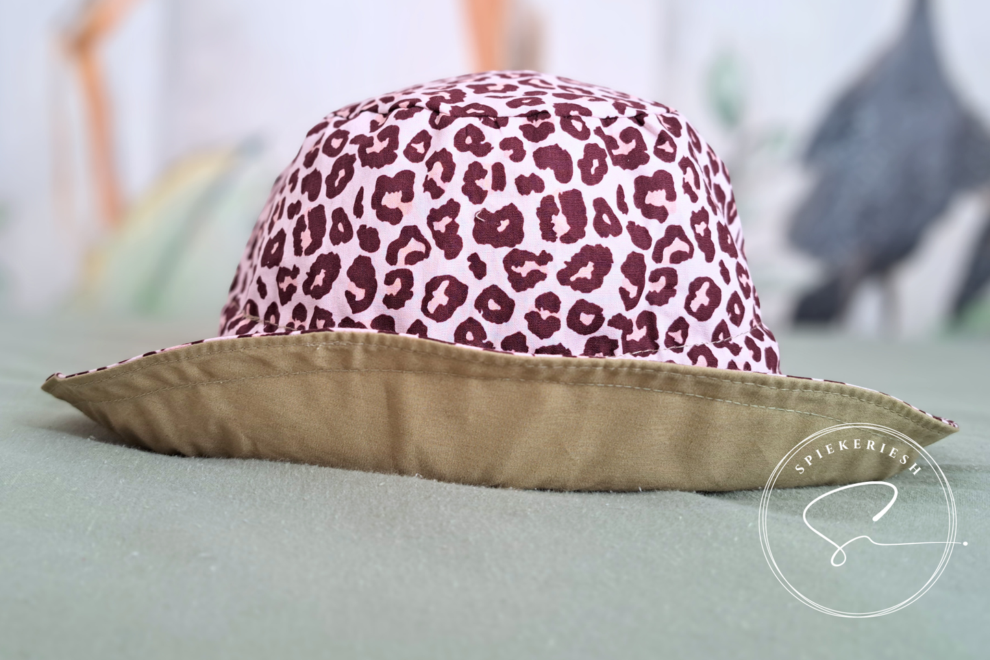Safari Blush Adjustable Kids Sun Hat
