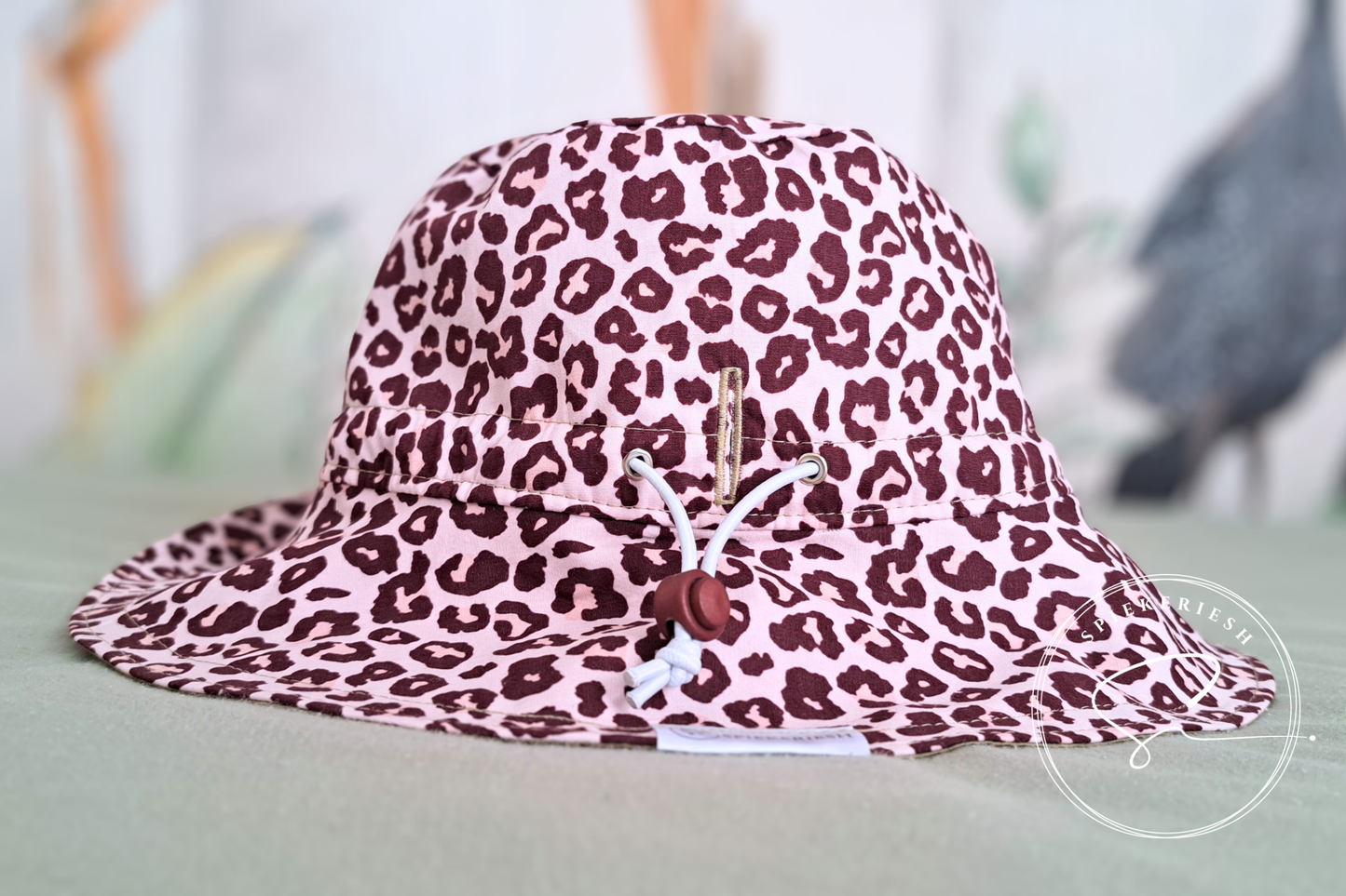 Safari Blush Adjustable Kids Sun Hat