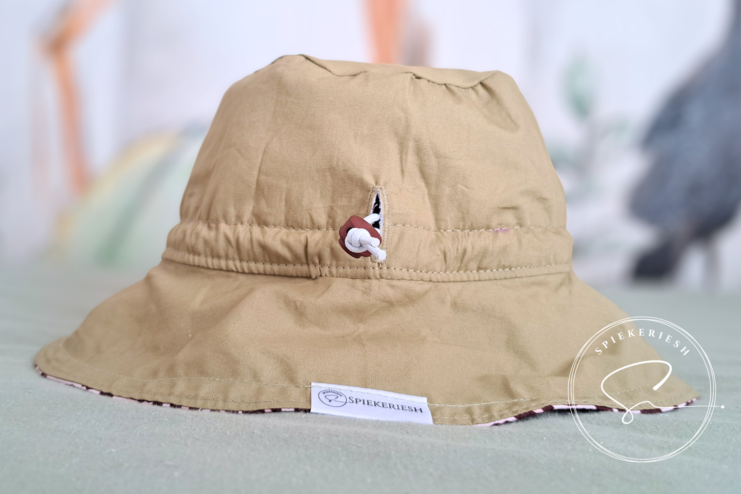 Safari Blush Adjustable Kids Sun Hat