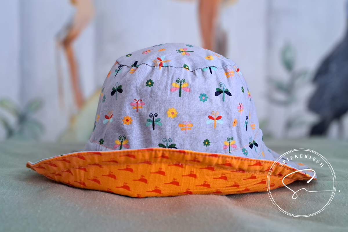 Dragonfly Adjustable Kids Sun Hat