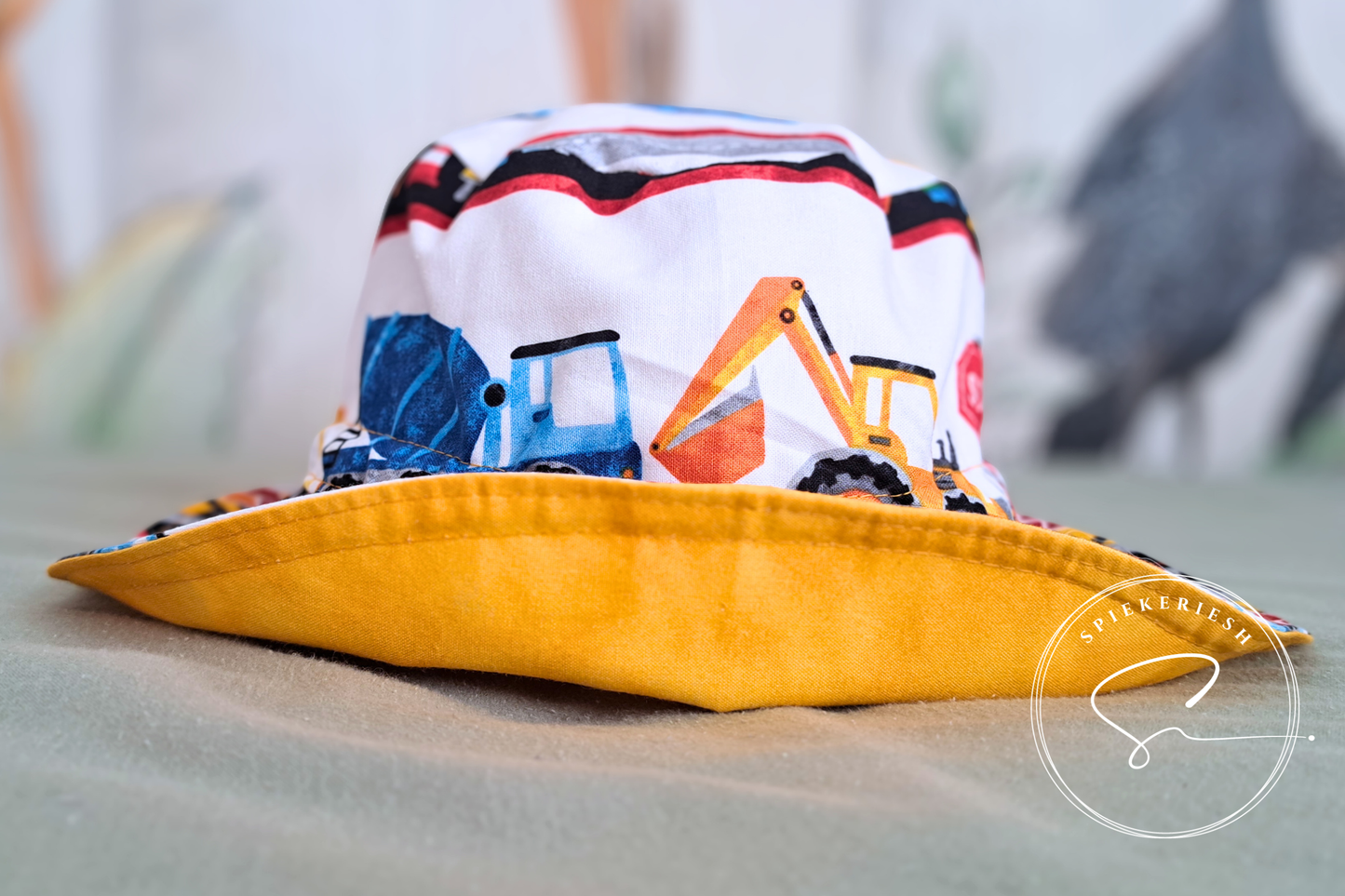 Construction Adjustable Kids Sun Hat