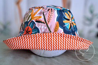 Coral Crush Adjustable Sun Hat