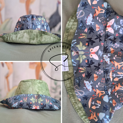 Secret Forest Adjustable Kids Sun Hat