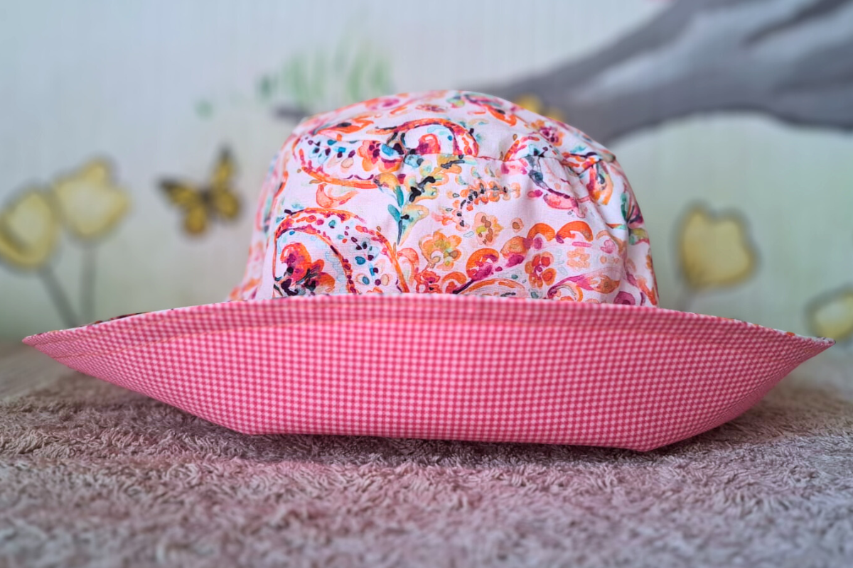 Paisley Adjustable Kids Sun Hat