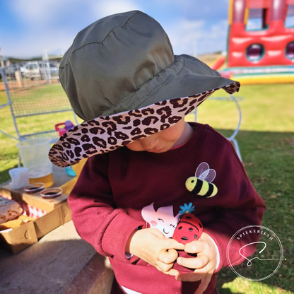 Safari Blush Adjustable Kids Sun Hat