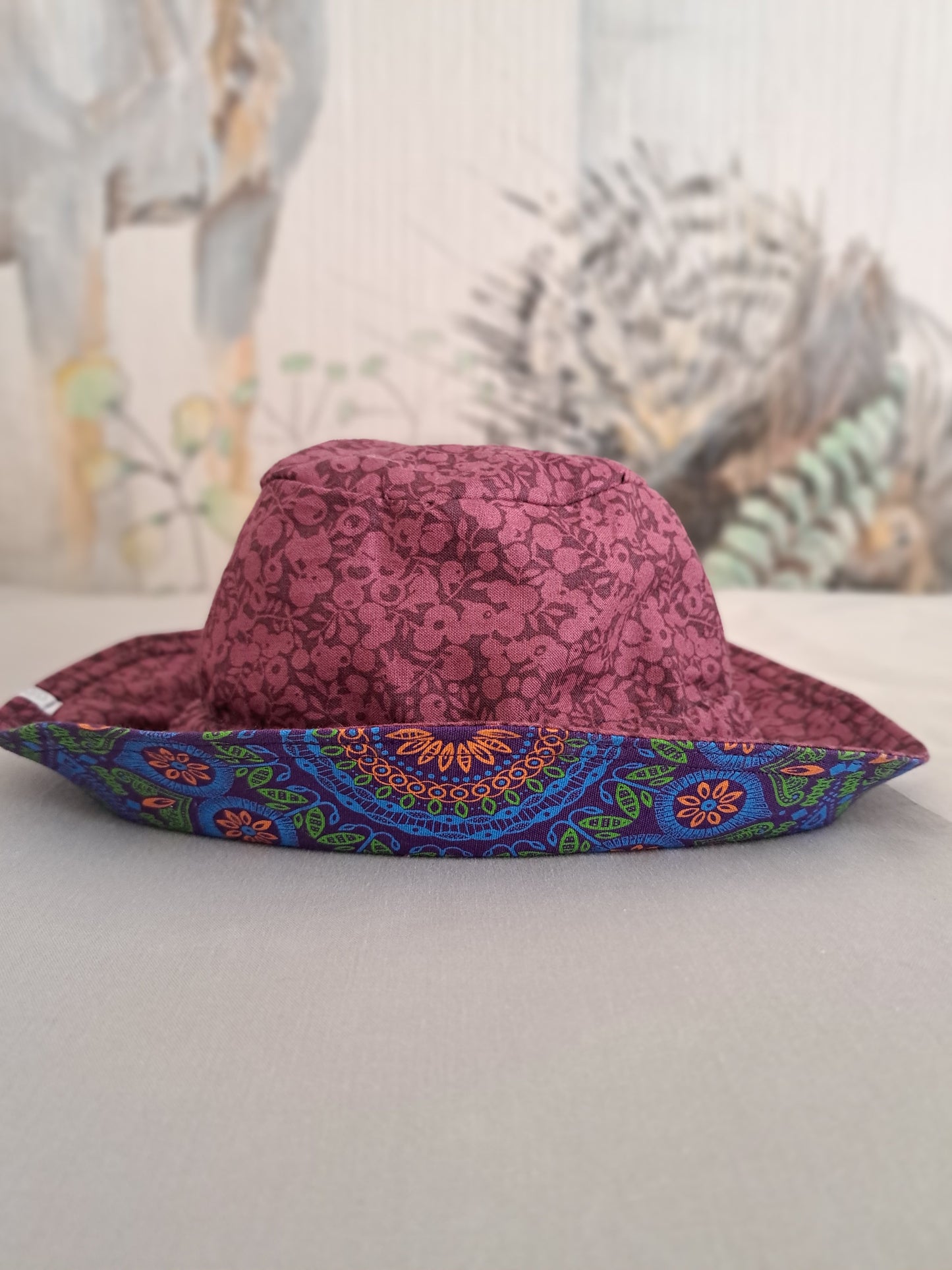 Vibrant Shweshwe Sun Hat