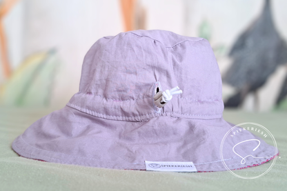 Pink Meadow Adjustable Kids Sun Hat