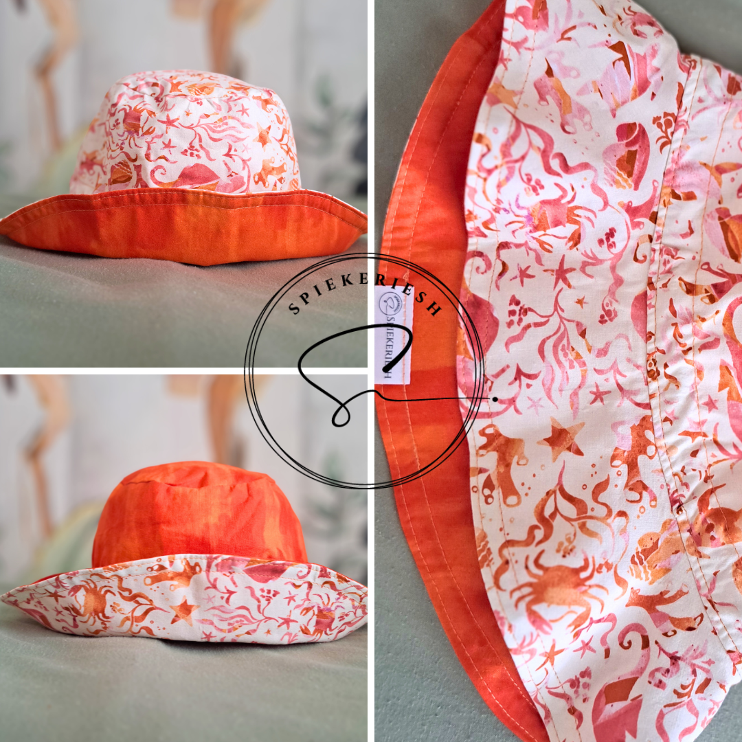Ocean Adventure Adjustable Kids Sun Hat