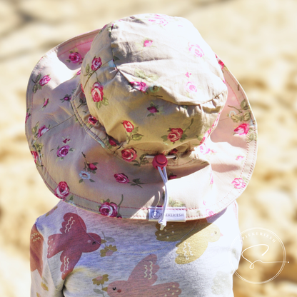 Roses Adjustable Kids Sun Hat