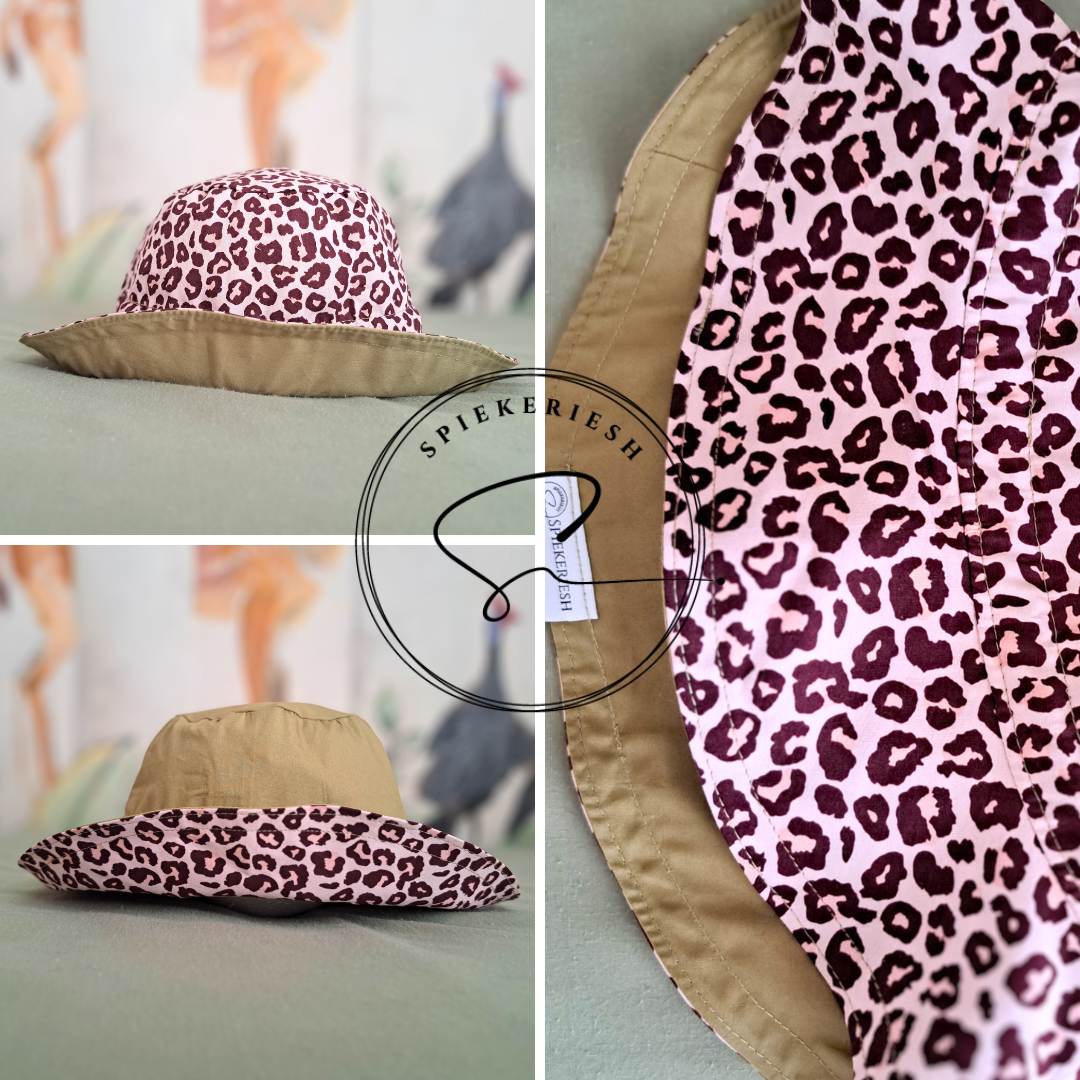 Safari Blush Adjustable Kids Sun Hat