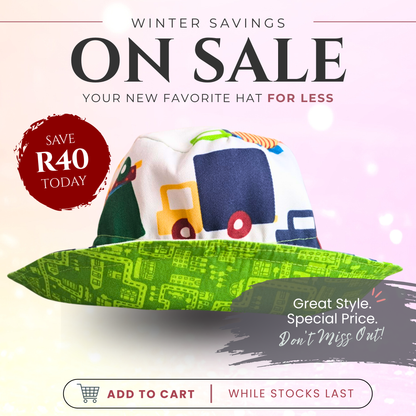 On-the-Go Adjustable Kids Sun Hat