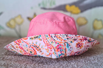 Paisley Adjustable Kids Sun Hat
