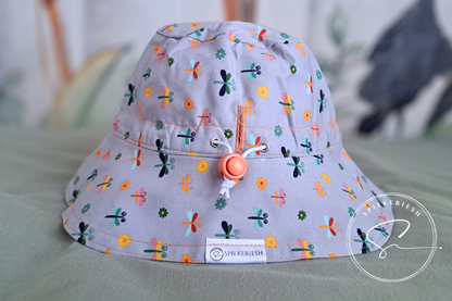 Dragonfly Adjustable Kids Sun Hat
