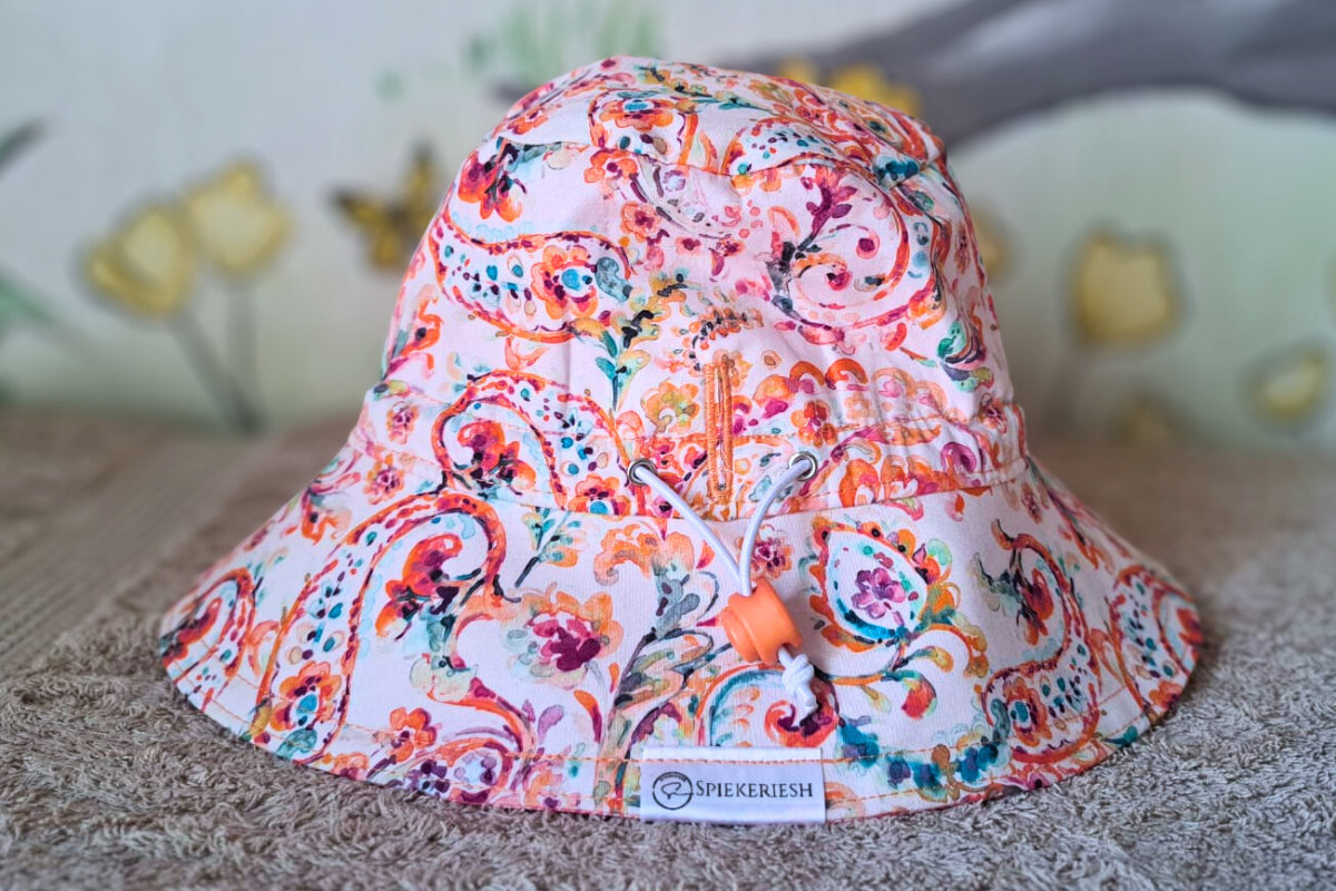 Paisley Adjustable Kids Sun Hat