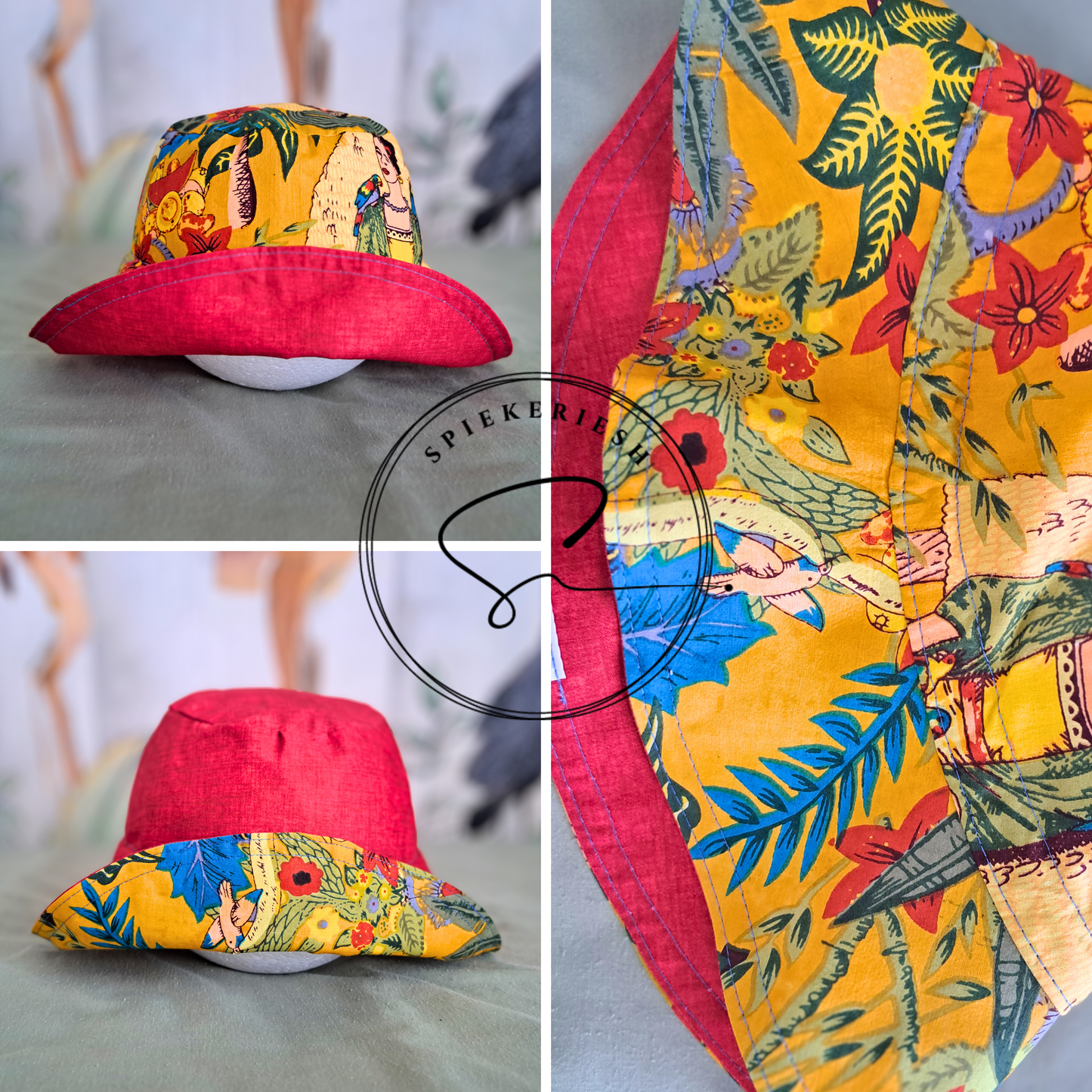 Frida Inspired Sun Hat