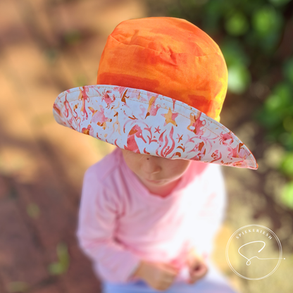 Ocean Adventure Adjustable Kids Sun Hat