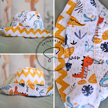 Dino Explorer Adjustable Kids Sun Hat