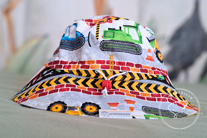Construction Adjustable Kids Sun Hat