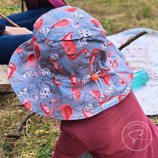 The Flamingo Adjustable Kids Sun Hat