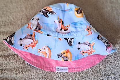 Summer Splash Sun Hat (Pink)