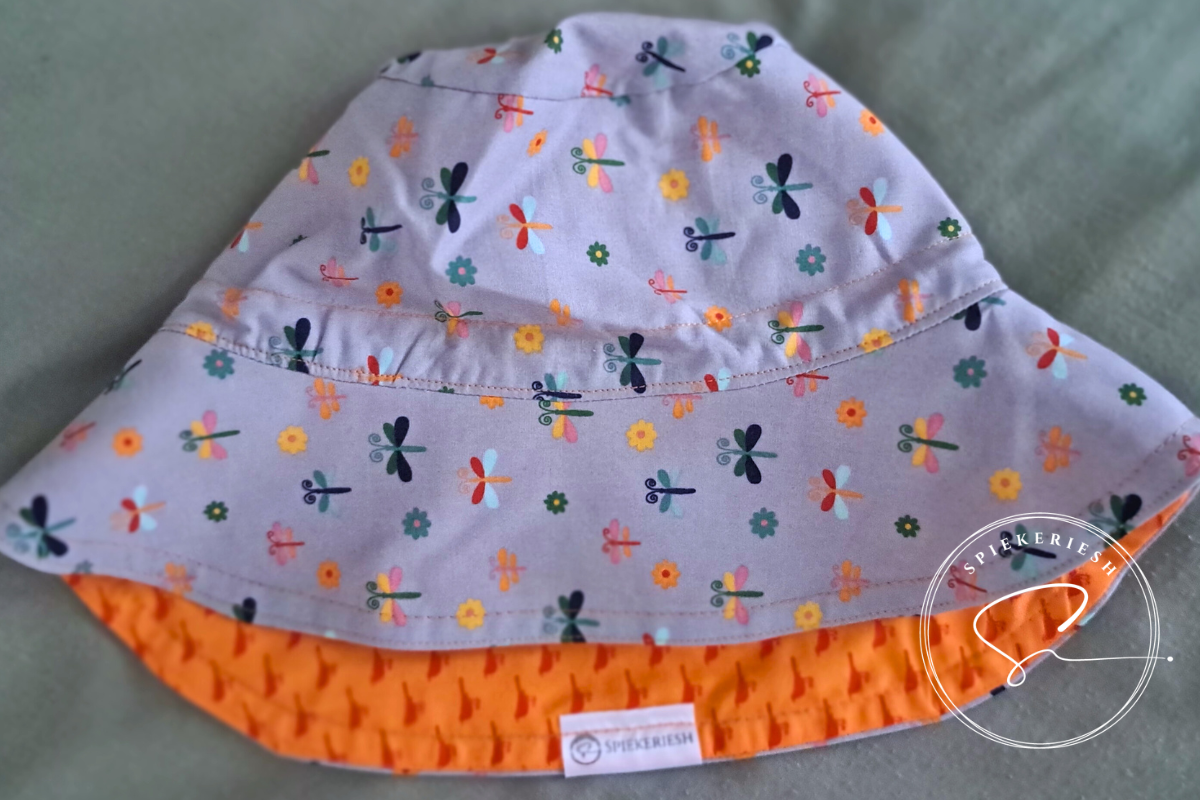 Dragonfly Adjustable Kids Sun Hat