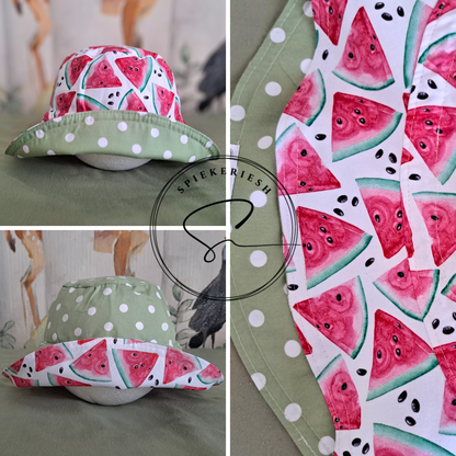 Watermelon Adjustable Sun Hat