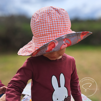 The Flamingo Adjustable Kids Sun Hat