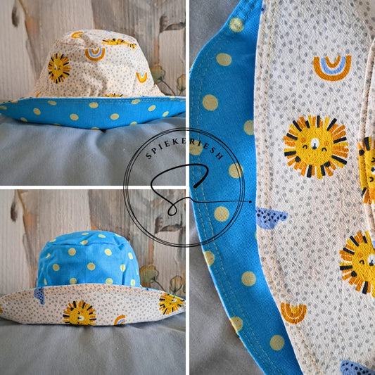 Blue Lions Sun Hat