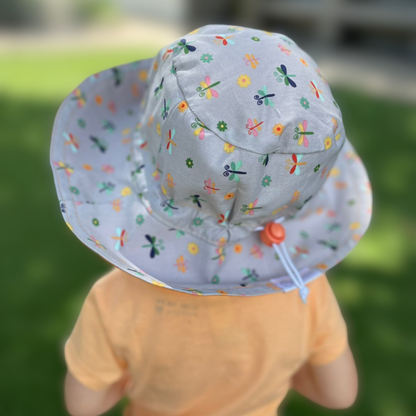 Dragonfly Adjustable Kids Sun Hat