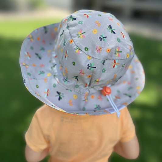 Dragonfly Adjustable Kids Sun Hat