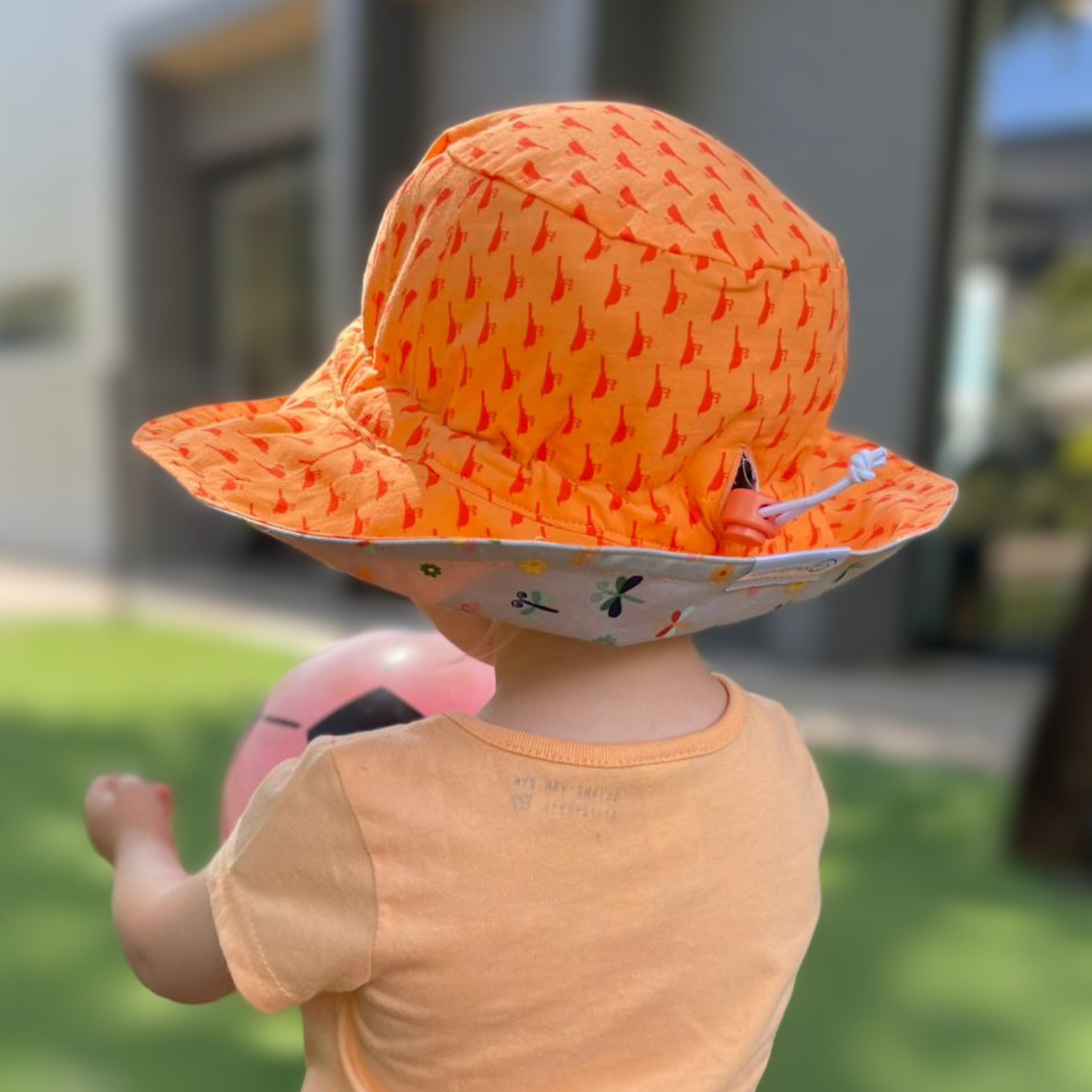 Dragonfly Adjustable Kids Sun Hat