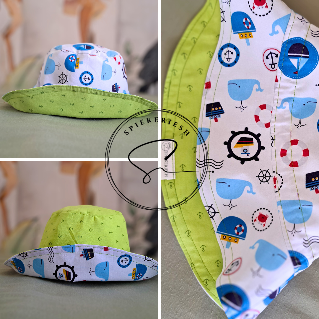 Little Sailor Adjustable Kids Sun Hat