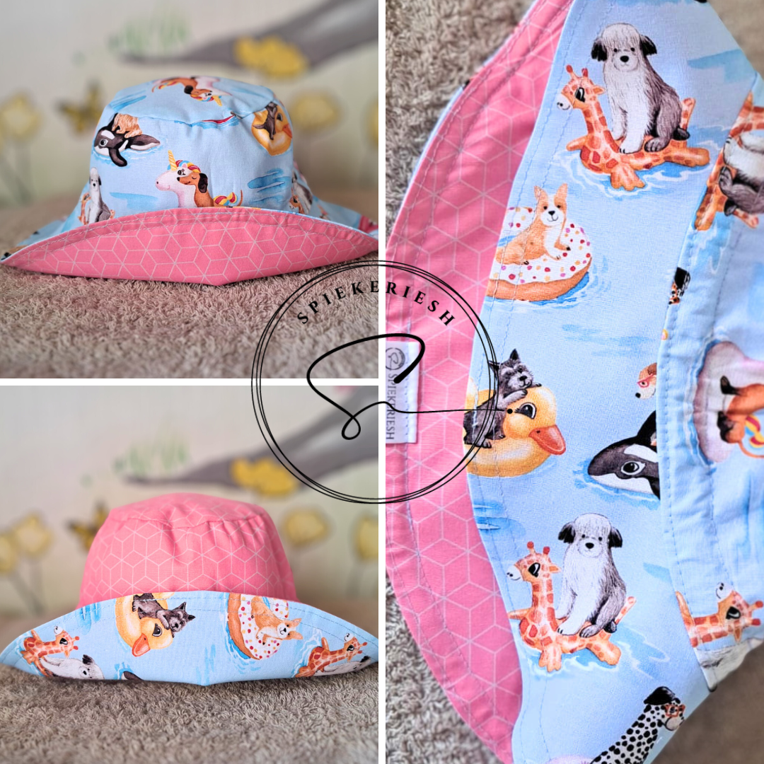 Summer Splash Sun Hat (Pink)