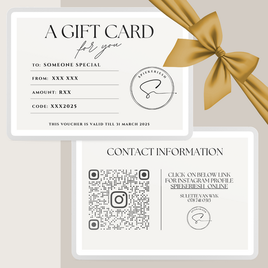 Spiekeriesh Gift Card