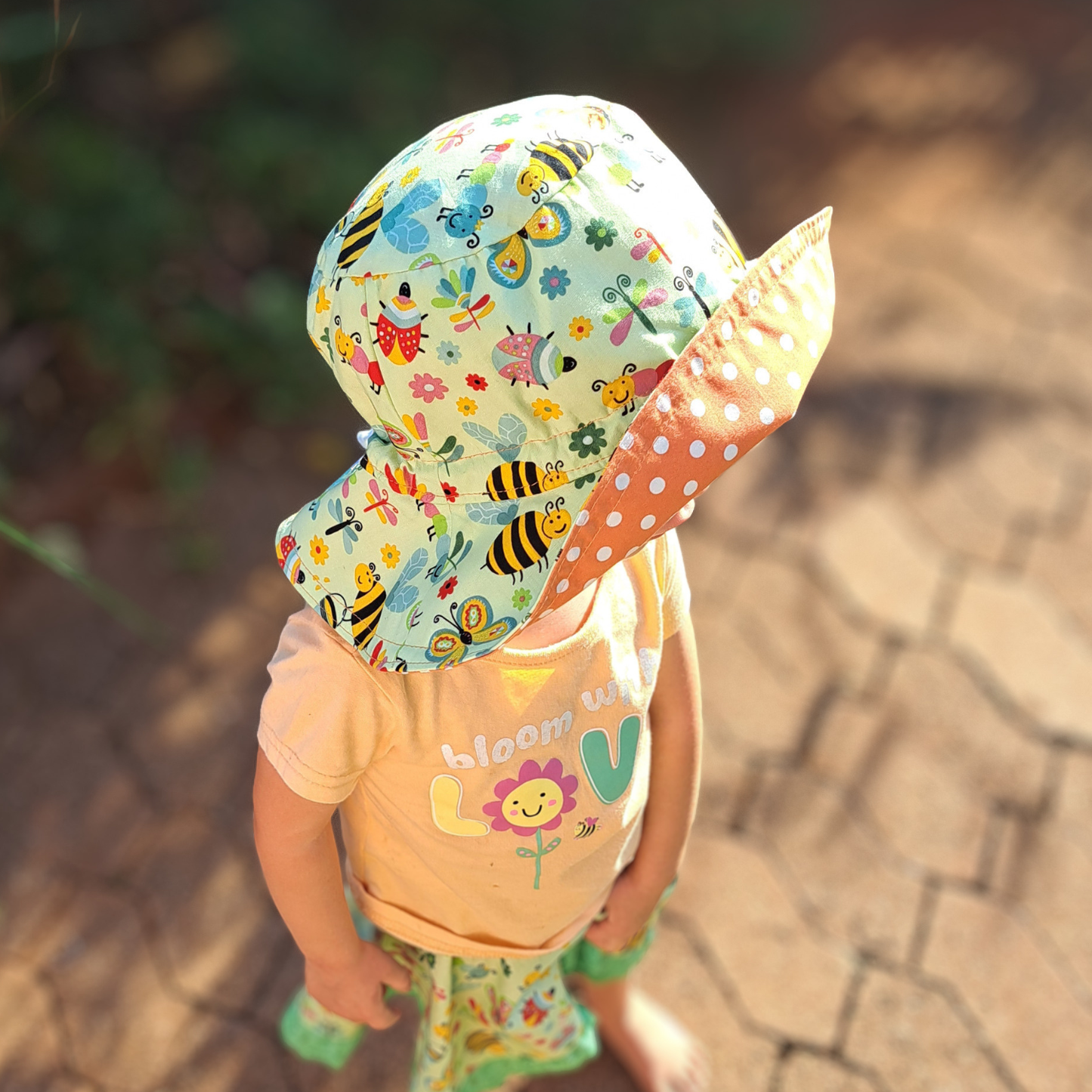 Springtime Adjustable Kids Sun Hat
